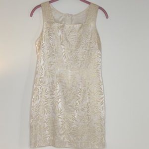 Vintage Square Neckline Mini Dress